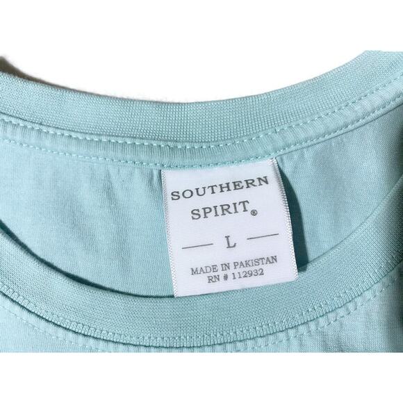 Take it Easy St Thomas Virgin Islands T Shirt Teal Green Women's Size Large - Picture 3 of 7